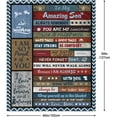 thumbnail image 3 of LHSHID Mubpean Daughter Gift from Mom Daughter Gifts Blanket Gifts for Daughter Birthday Gifts for Daughter to My Daughter Blanket Adult Daughter Birthday Gifts Ideas Daughter Blankets 30x40in, 3 of 6