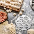 thumbnail image 2 of EeaseMX Molde para hacer pelmeni de aleación de aluminio con 14 agujeros, 2 of 8
