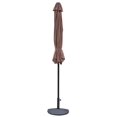 thumbnail image 4 of Demi-parasol Lanai de 2,74m en polyester couleur café, 4 of 9