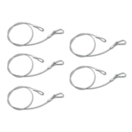 5/10Pieces High Strength Safety Cable Steel Wire for LED Par Lights and Moving Headlights 3mm Stainless Steel
