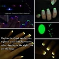 thumbnail image 4 of 6 Colors Luminous Glue Phototherapy Nail Glue UV Polish, 4 of 5