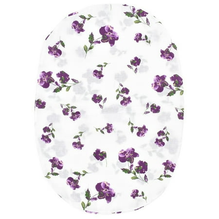 

Qufokar New Baby Stuff Pregnancy Must Haves 2Nd Trimester Removable Slipcover for Lounger Cover Baby Muslin Floral Cotton Super Soft Lounger Cover