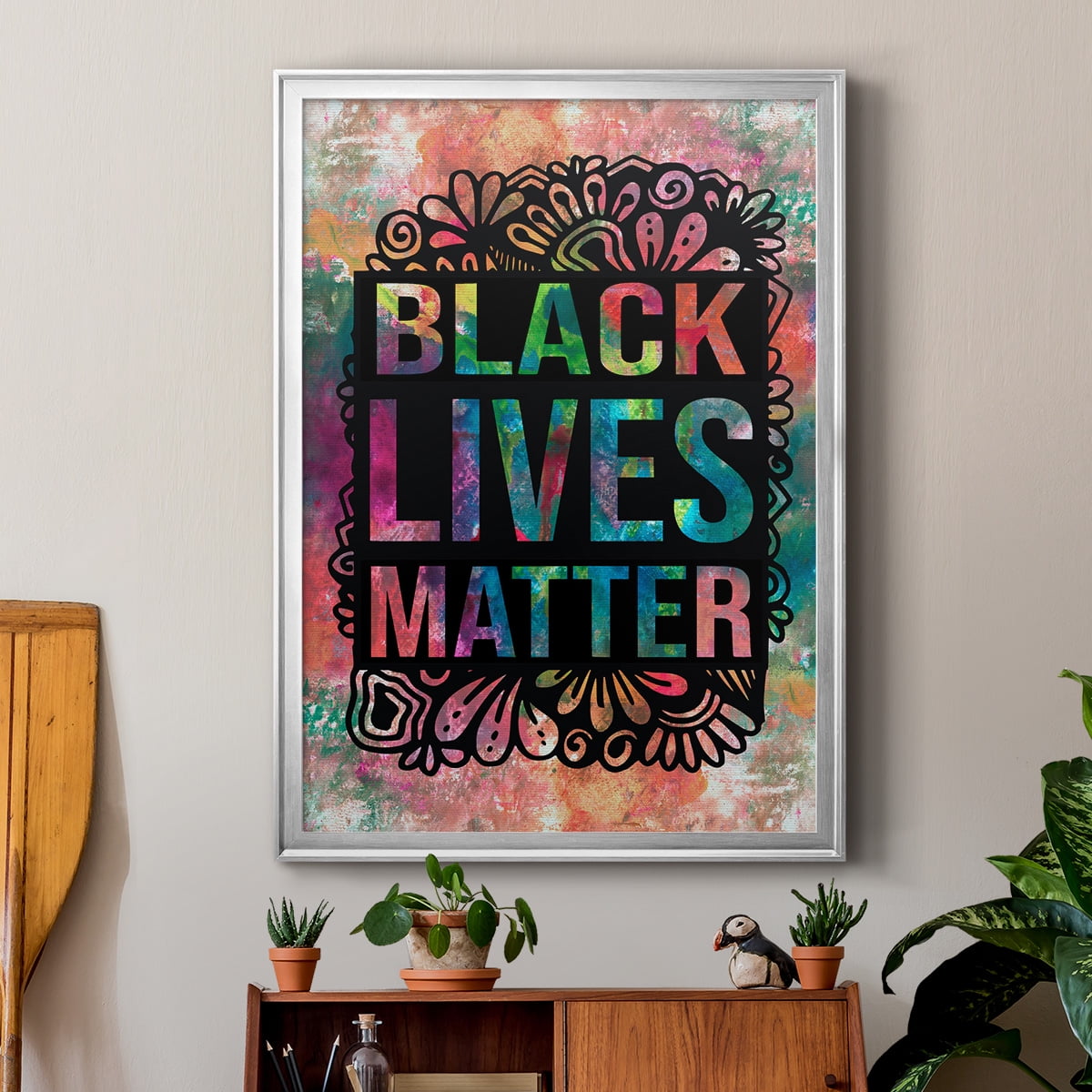 Graffiti Black Lives Matter Premium Classic Framed Print - Ready to Hang