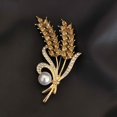 thumbnail image 2 of Broche único y elegante para mujer, dorado., 2 of 4