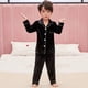 thumbnail image 3 of Conjunto de Pijamas de terciopelo Coral para niños y niñas, ropa de dormir cálida de franela de manga larga, de invierno, para Navidad y Año Nuevo, 3 of 4