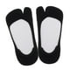 thumbnail image 4 of Calcetines de mujer de corte bajo, sin calcetines, adecuados para chanclas y sandalias. Negro, 4 of 9