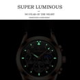 thumbnail image 5 of Poedagar men watches new fashion leather waterproof luminous top brand luxury mens quartz wristwatch Relogio Masculino, 5 of 9
