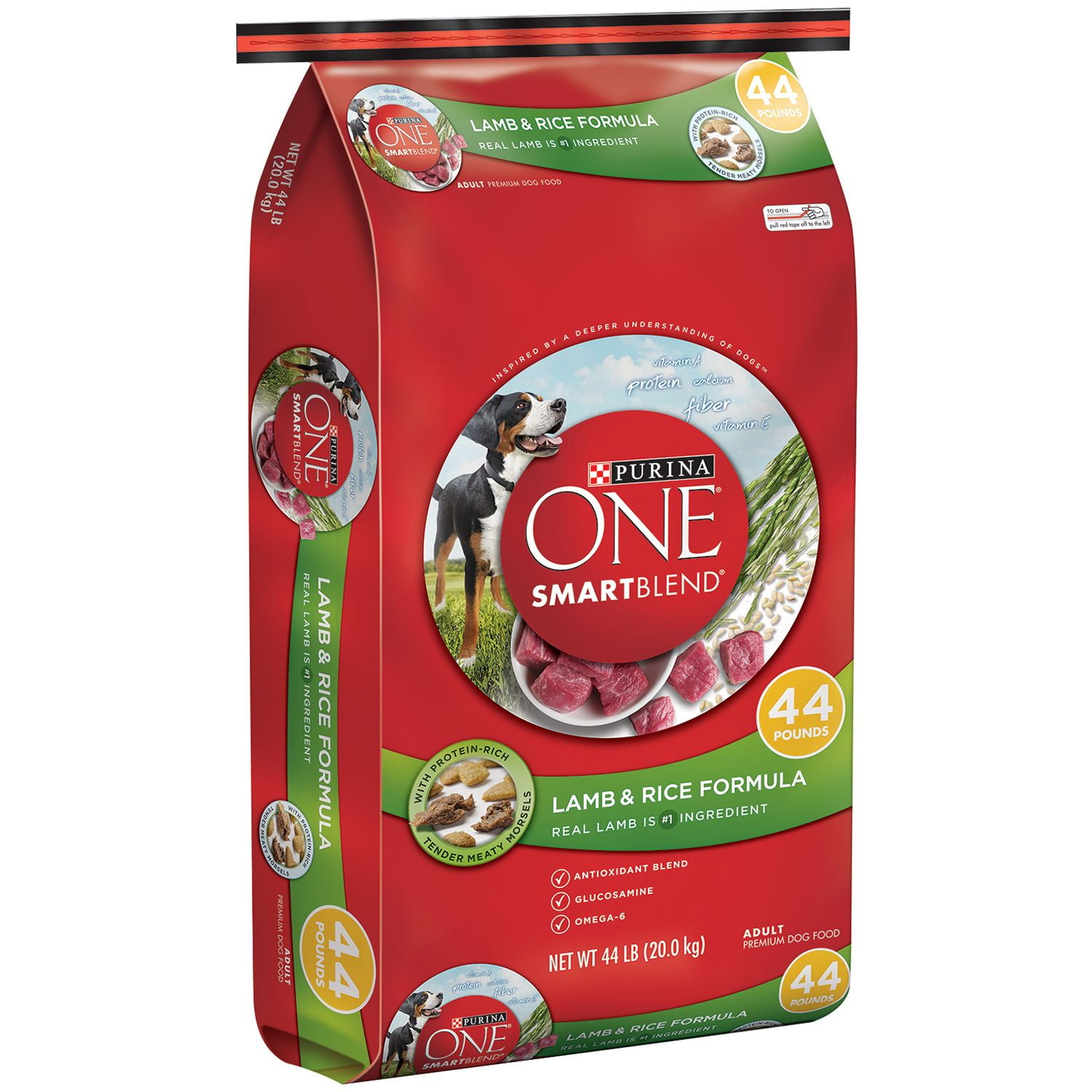 Lamb rice dog food