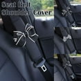 thumbnail image 3 of Wmool Seat Belt Shoulder Cover Bow Tie Cute Car Decoration Supplies Set Inter, 3 of 8