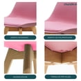 thumbnail image 4 of Set Comedor Oslo Mundo In Melamina 120 Negro 4 sillas Frankfurt Rosa Minimalista, 4 of 8