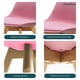 thumbnail image 4 of Set Comedor Oslo Mundo In Melamina 120 Negro 4 sillas Frankfurt Rosa Minimalista, 4 of 8