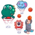 thumbnail image 3 of Kids Children Indoor Mini Basketball Hoop Net Toy Door Wall Mounted Pump R8C5, 3 of 6