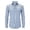 Light Blue, variant on Boys Western Cowboy Print Shirt Long Sleeve Button Down Casual Top for Children and Youth