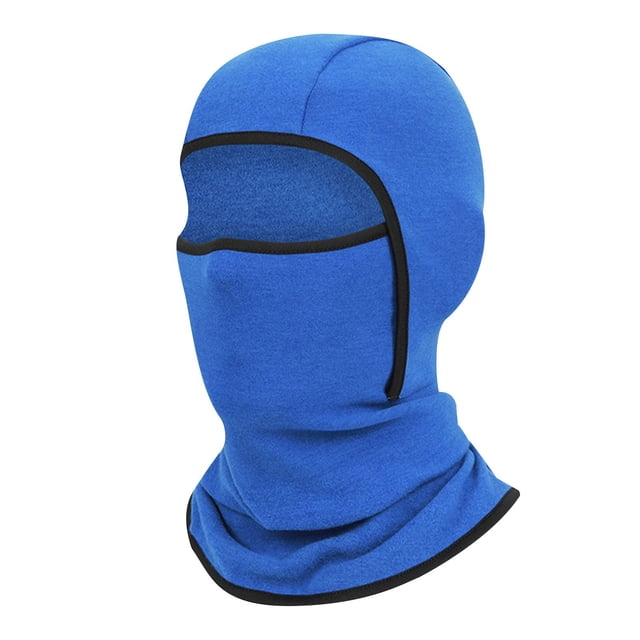 Penkiiy Winter Children's Cycling Face Mask Cold And Windproof Outdoor Bicycle And Motorcycle Protection Skiing Face Mask Sky Blue