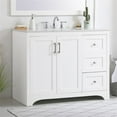 thumbnail image 2 of Elegant Decor Moore 42" Single Quartz Top Bathroom Vanity in White, 2 of 15