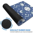 thumbnail image 6 of Long Mouse Pads for Desk,Baseball Stars Pattern Desk Mats on Top Of Desks, Desk Mouse Pad Extra Large with 3mm Non-Slip Base and Stitched Edge for Gaming,Office,Work,Home 31.5"x11.8", 6 of 6