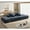 2 Ottoman+2 Seater(Blue), variant on SOULART 141.73" Cloud Couch, Beige Sectional Sofa with 2 Ottomans, Chenille Fabric with 4 Pillows for Living Room