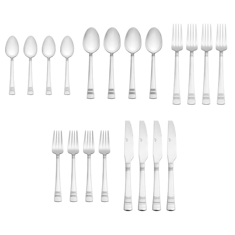 International Silver Kensington 20-piece Stainless Steel Flatware
