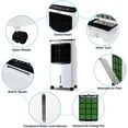 thumbnail image 6 of 3-in-1 Portable Evaporative Air Conditioner Cooler with Remote Control for Home - Color: White, 6 of 12