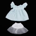 thumbnail image 3 of Ropa De Verano De Muñeca , Vestido Con Debajo Para Mini Blythe, OB11, 1/12 Party Casual Dress Up, 4 Colores Para Elegir Baoblaze  Conjuntos de vestido de muñeca, 3 of 5