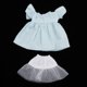 thumbnail image 3 of Vestido de princesa con ropa interior blanca para muñeca 11 y BJD de 6 pulgadas perfke  Conjuntos de vestido de muñeca, 3 of 5