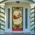 thumbnail image 4 of Aodebiao Rideau de Porte de Noël Décorations Imperméable Polyester Scène des Fêtes Toile de Fond Réutilisable Décoration Suspendue pour Porte pour Maison Vitrine Fête Festive Saisonnière Décoration Intérieure Extérieure, 4 of 5