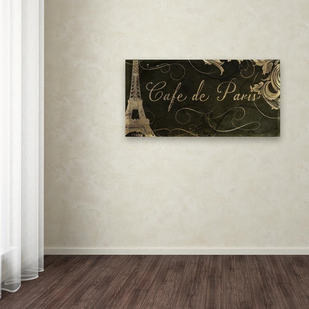 Trademark Fine Art "Cafe De Paris" Canvas Art by Color Bakery