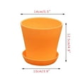 Clearance Plastic Planters Indoor Flower Plant Pots Medium Flower clearance-plastic-planters-indoor-flower-plant-pots-medium-flower