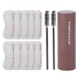 thumbnail image 4 of Eyebrow Powder Set, Symmetrical Waterproof Quick Eyebrow Stamp Stencil Kit Long Lasting  for Makeup Natural Brown, 4 of 7