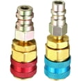 thumbnail image 3 of High Side Extension Adaptor Fit For Ford/BMW/Audi High And Low R134A Quick Coupler Adapters Car Air-conditioning Quick Fitting (Color Name : Low), 3 of 7