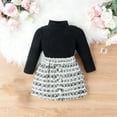 thumbnail image 2 of FAIWAD Girl's Skirt Set Long Sleeve Round Neck Ribbed Knitted Tops and Mini Skirt Cute 2 Piece Outfits, 2 of 8