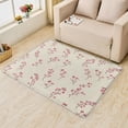 thumbnail image 2 of Floral Rugs for Living Room - 6x8 Rug - Floral Rug - Pink Flower Area Rug - Botanical Wildflower Beige Rugs - Girls Carpet, 2 of 7