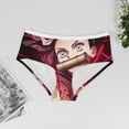 thumbnail image 3 of Demon Slayer Womens Underwear Soft Breathable Brief Lace Panty Stretch Hipster Underpants Ladies Panties 5XL, 3 of 7