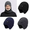 thumbnail image 4 of JZROCKER Winter Warm Hat Men Thick Warm Earmuff Hat Knitted Hat Cold Weather Caps, 4 of 17