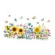 thumbnail image 2 of Calcomanías de pared con flores para ventanas, elegantes pegatinas florales para ventanas, decoración del hogar para fiestas, primavera, verano,, 2 of 9
