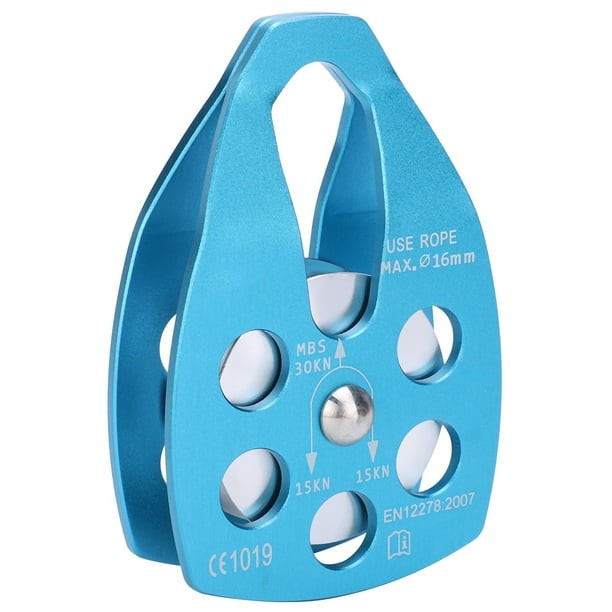 Large Single Sheave Pulley Outdoor Mountaineering Climbing Large Aluminum Pulley Mountaineering Pulley Finely Tuned Performance