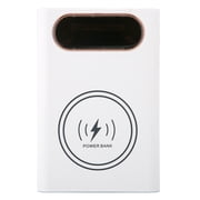 Suodoka 4x21700 Battery Power Bank Case Fast Charging 22.5W DIY Box 15W Wireless Phone Charger White 7.87 inches / 20 cm