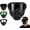 Black_1, variant on A Full-face Goggle Detachable, HD Full Face Goggles Adult, Adjustable Comfort Full Faces Goggle Mask, for Airsoft & Ski