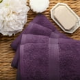 thumbnail image 4 of Premium Egyptian Cotton Highly Absorbent Assorted 4-Piece Plush Towel Set - 20" x 30", 4 of 6