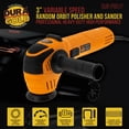 thumbnail image 2 of Dura-Gold Heavy Duty 3" Random Orbit Dual-Action Polisher Buffer Sander, Variable Speed 2000 to 5500 OPM, Professional High-Performance, 750 Watts, 1 Buffing Polishing Pad, Car Auto Paint Detailing, 2 of 6