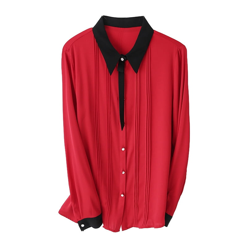 Blusa De Seda China De Manga Larga Con Bordado Y Botones Rana – Túnica Campana Para Mujer, Estilo Festivo