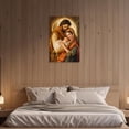 thumbnail image 4 of ZHONGYUTONG Holy Family Wall Art Catholic Canvas Jesus and Virgin Mary Picture Christian Painting Print for Living Room Decor Framed (12.00" x 18.00"), 4 of 5