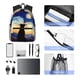 thumbnail image 4 of Disketp Cat Under Starry Skies Mochila Ligera Clásica con Múltiples Bolsillos, Mochila Casual para Hombre y Mujer, Ideal para Escuela, Trabajo y Viajes, 4 of 6