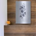 thumbnail image 5 of Luxe Metal Art 'Floral Blue' by Incado, Metal Wall Art, 12"x16", 5 of 9