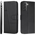 thumbnail image 3 of S22 Case Wallet 2022, for Galaxy S22 Case,[Wrist Strap][Card Holder Slots][Kickstand] Premium PU Leather S22 Phone Cases Flip Cover  Protective for Samsung Galaxy S22 Case (Black), 3 of 14