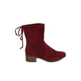thumbnail image 2 of New Women Breckelles Houston-13 Faux Suede Round Toe Drawstring Boot, 2 of 6