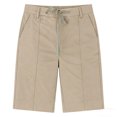 thumbnail image 6 of uublik Short Pants for Women Summer Comfy Elastic Waist Drawstring Casual Shorts with Pockets, Khaki, 6 of 6