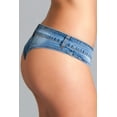thumbnail image 3 of Suns Out Buns Out Denim Booty Shorts Blue Medium, 3 of 4