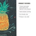thumbnail image 3 of Hawaii, Hello Summer, Pineapple, Artwork Birch Wood Wall Sign (6x9 Rustic Home Decor, Ready to Hang Art), 3 of 5