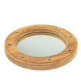 thumbnail image 3 of Teak Porthole Mirror - 10-1/2" Diameter, 3 of 4